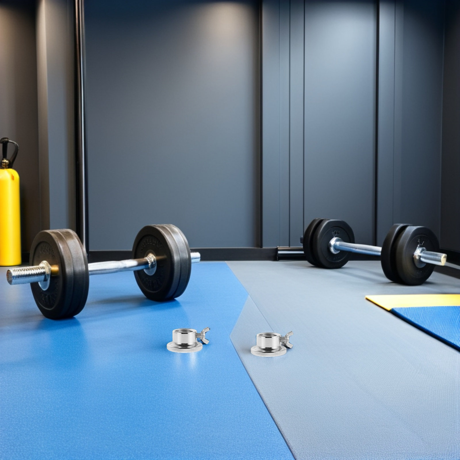 Home Gym Gym - 4Pcs Dumbbell Anti Loosen Nuts Barbell
