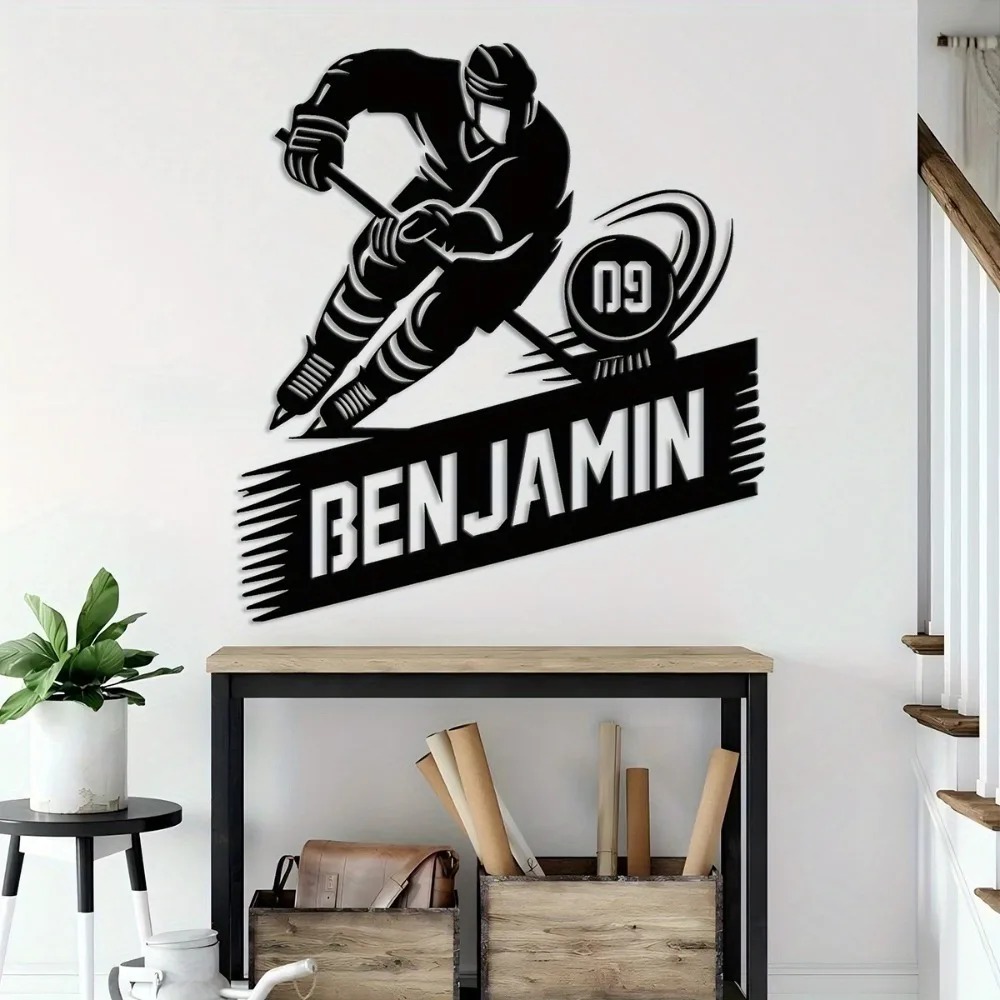 1pc 2D Flat Custom Hockey Play - огляд і ціна Home Gym Names