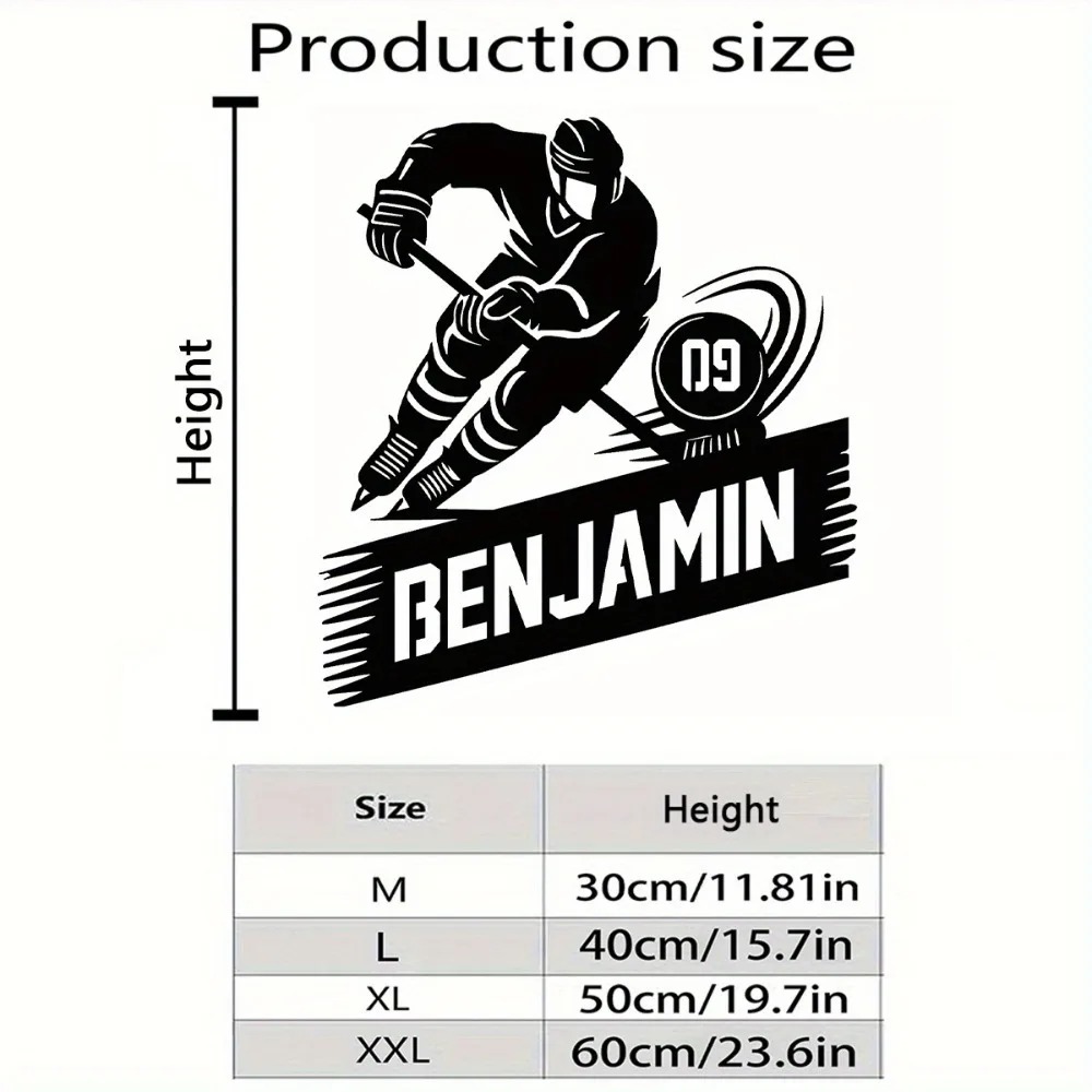 1pc 2D Flat Custom Hockey Play - огляд і ціна Home Gym Names