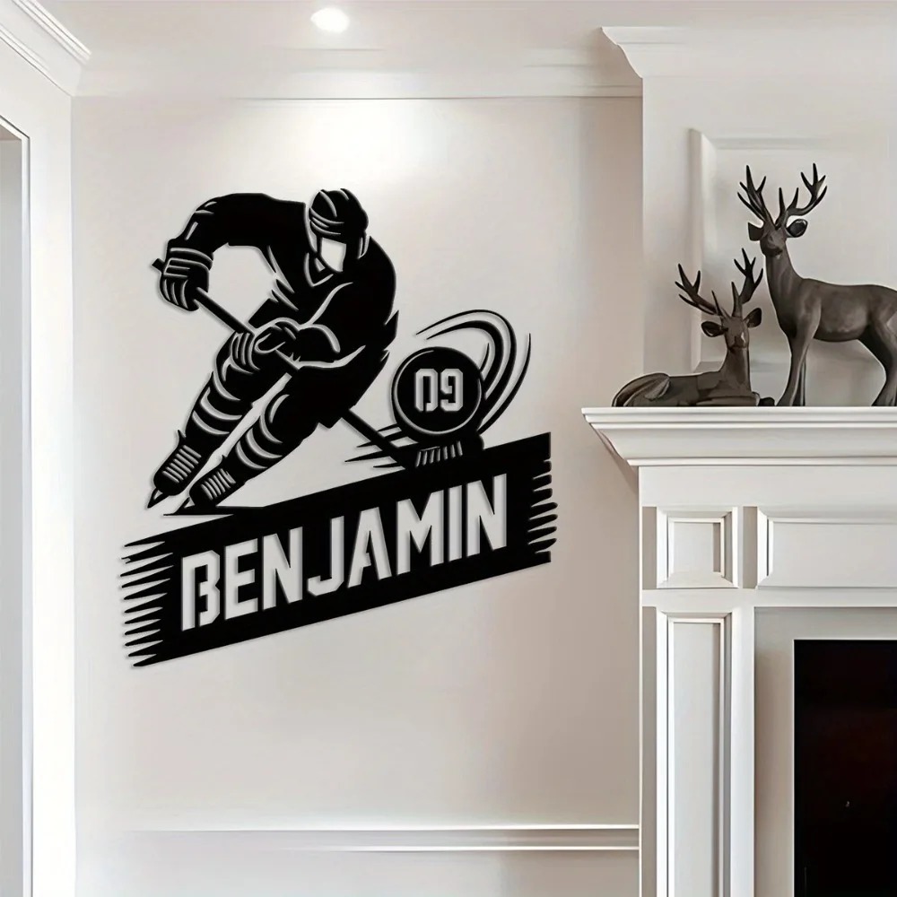 1pc 2D Flat Custom Hockey Play - огляд і ціна Home Gym Names
