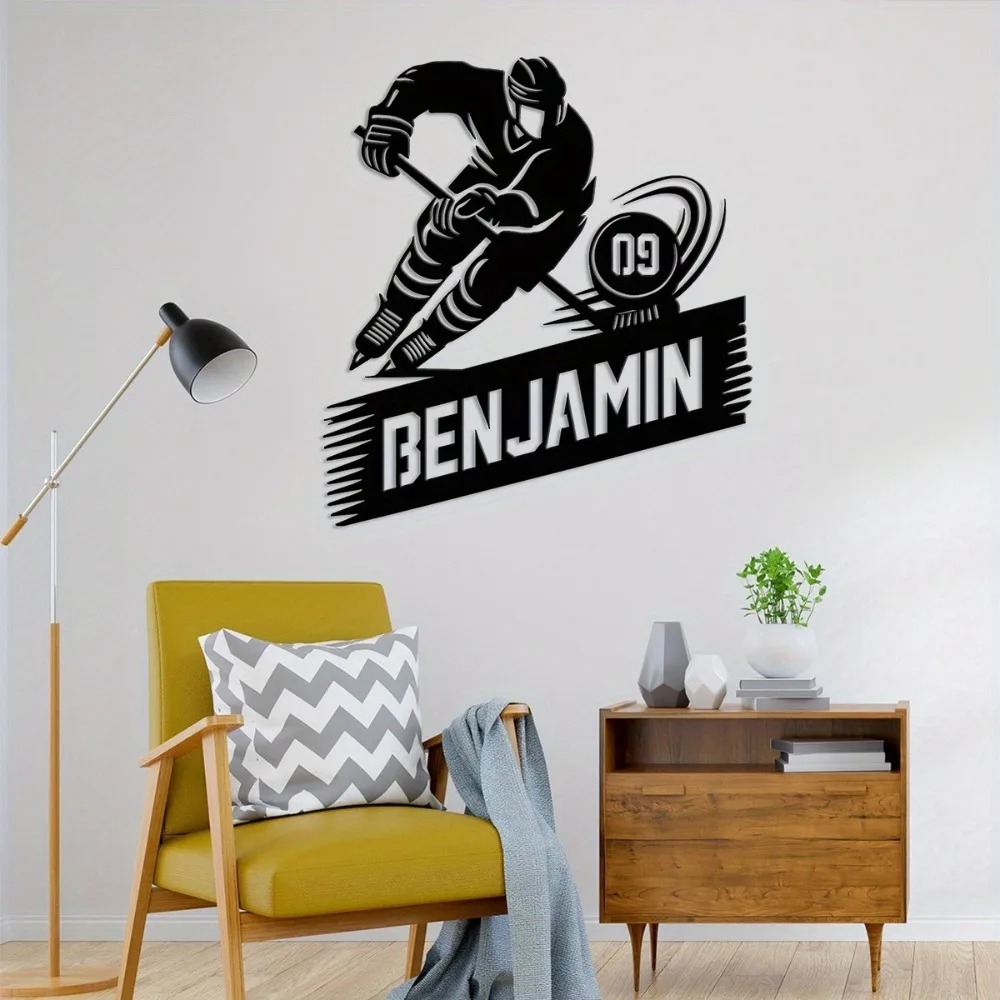 1pc 2D Flat Custom Hockey Play - огляд і ціна Home Gym Names