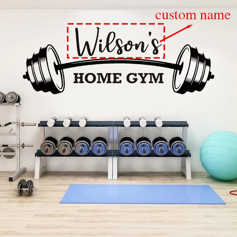 Personalized Home Gym Name Wal - огляд і ціна Home Gym Names
