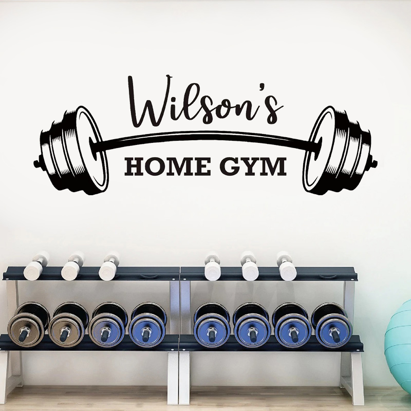 Personalized Home Gym Name Wal - огляд і ціна Home Gym Names