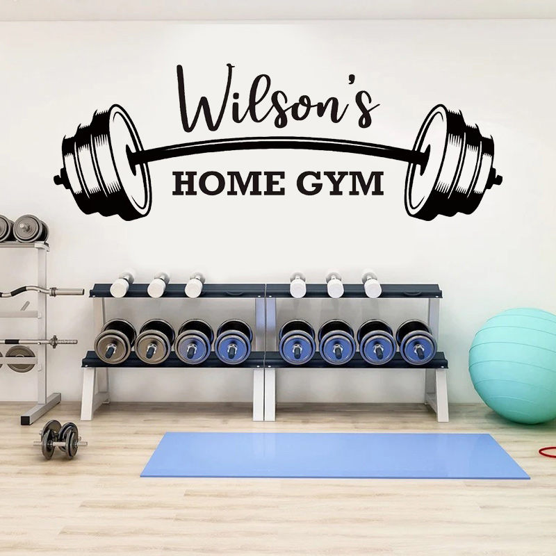 Personalized Home Gym Name Wal - огляд і ціна Home Gym Names