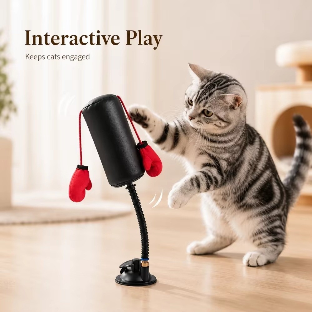 Suction Cup Base Cat Boxing To - огляд і ціна Boxing Bag Stand