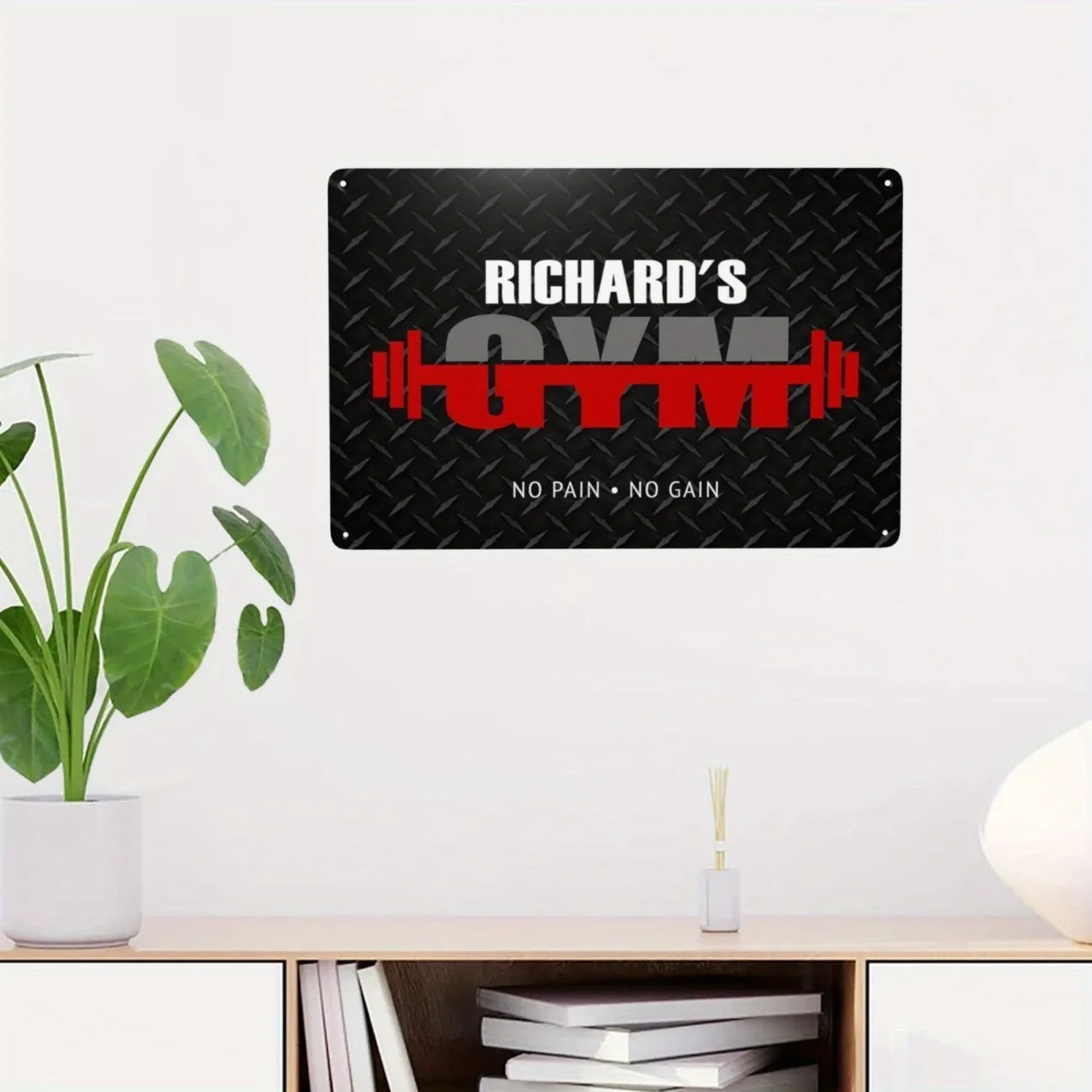 Custom Name Metal Gym Sign Mot - огляд і ціна Home Gym Names