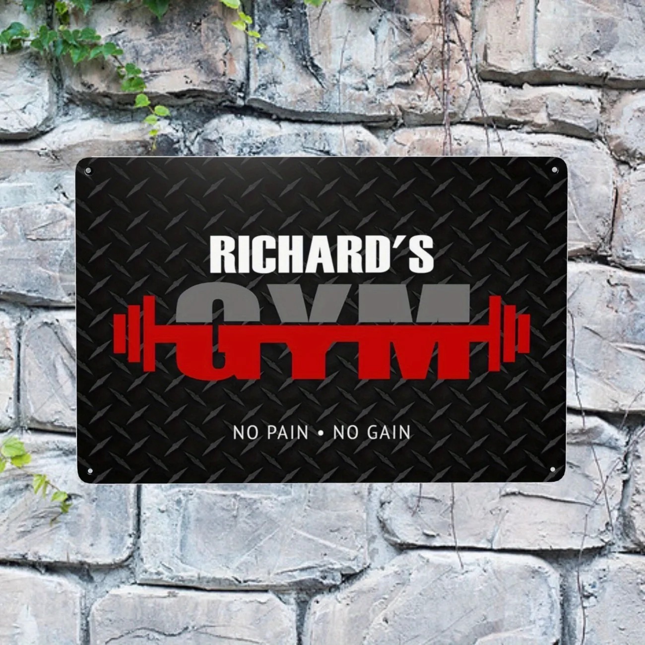Custom Name Metal Gym Sign Mot - огляд і ціна Home Gym Names