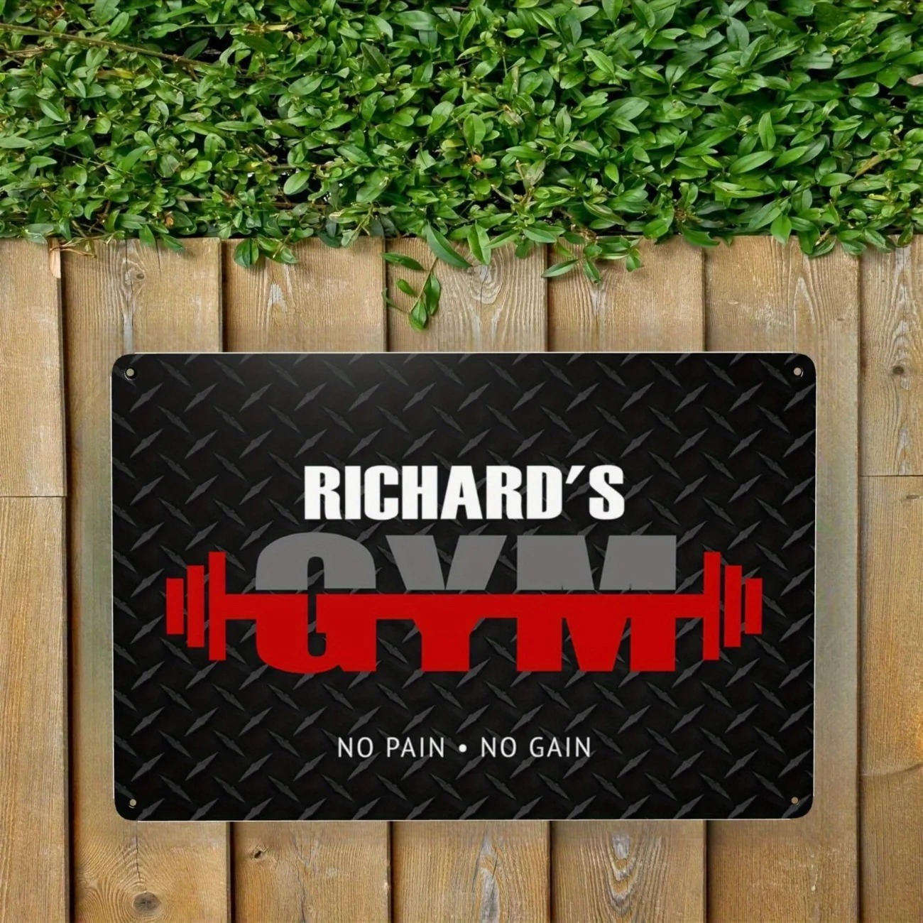 Custom Name Metal Gym Sign Mot - огляд і ціна Home Gym Names