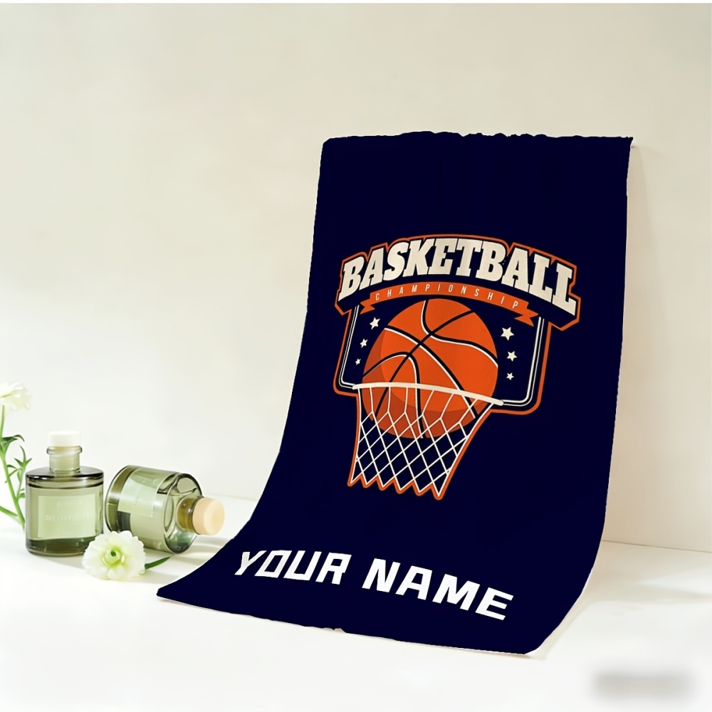 2pcs Name/Text Basketball Towe - огляд і ціна Home Gym Names