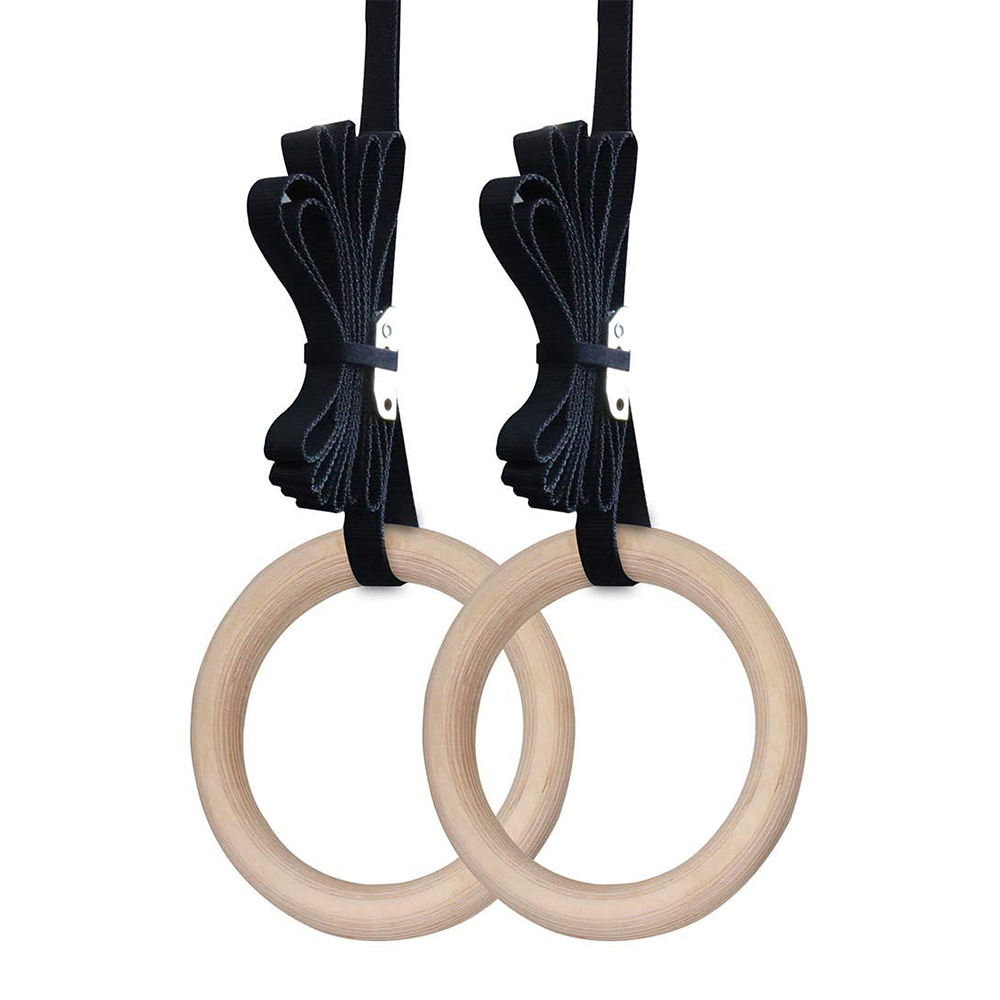 28/32MM Fitness Wooden Gymnast - огляд і ціна Gymnastic Rings Wooden