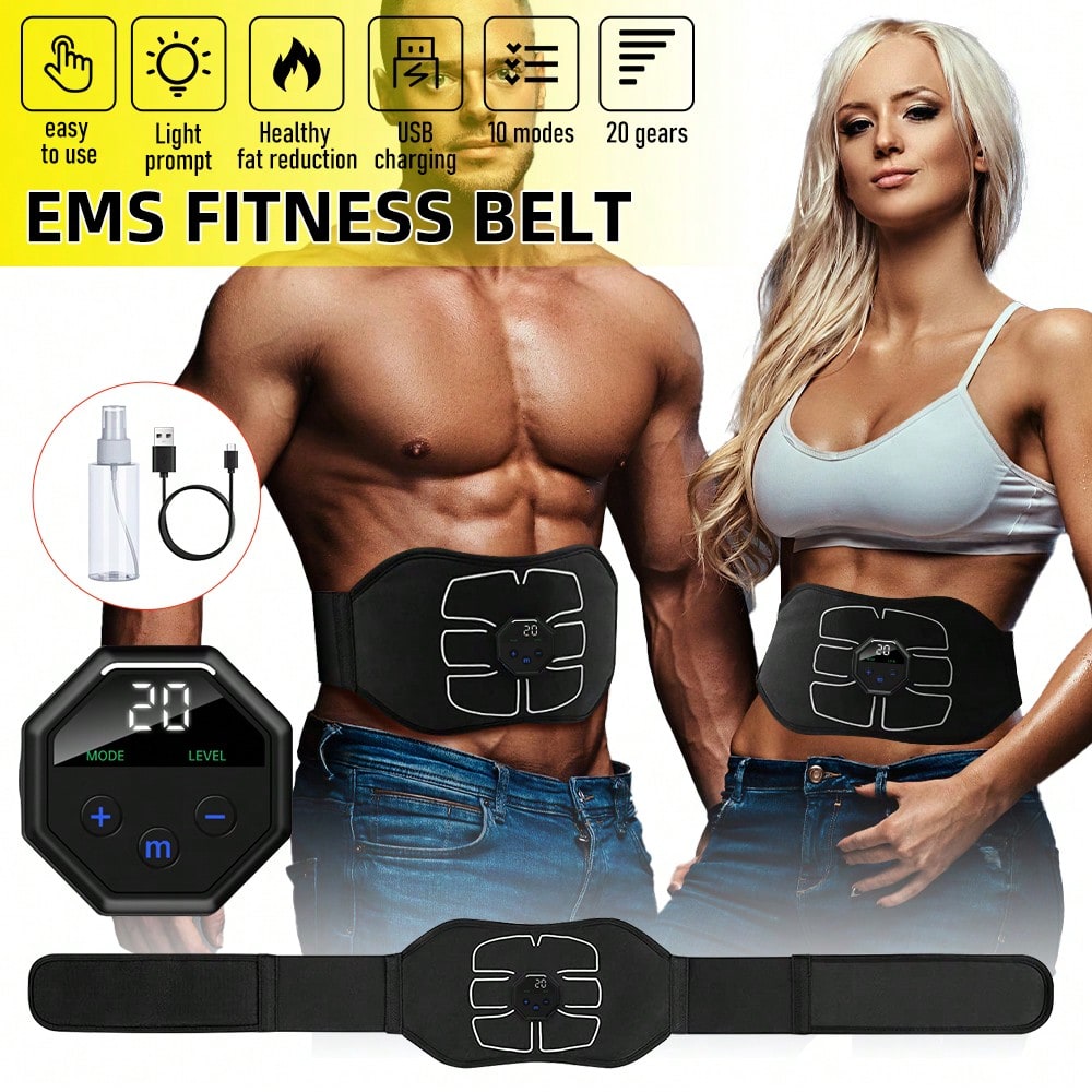 1Pc Abdominal Trainer Belt USB - огляд і ціна Home Gym Hack