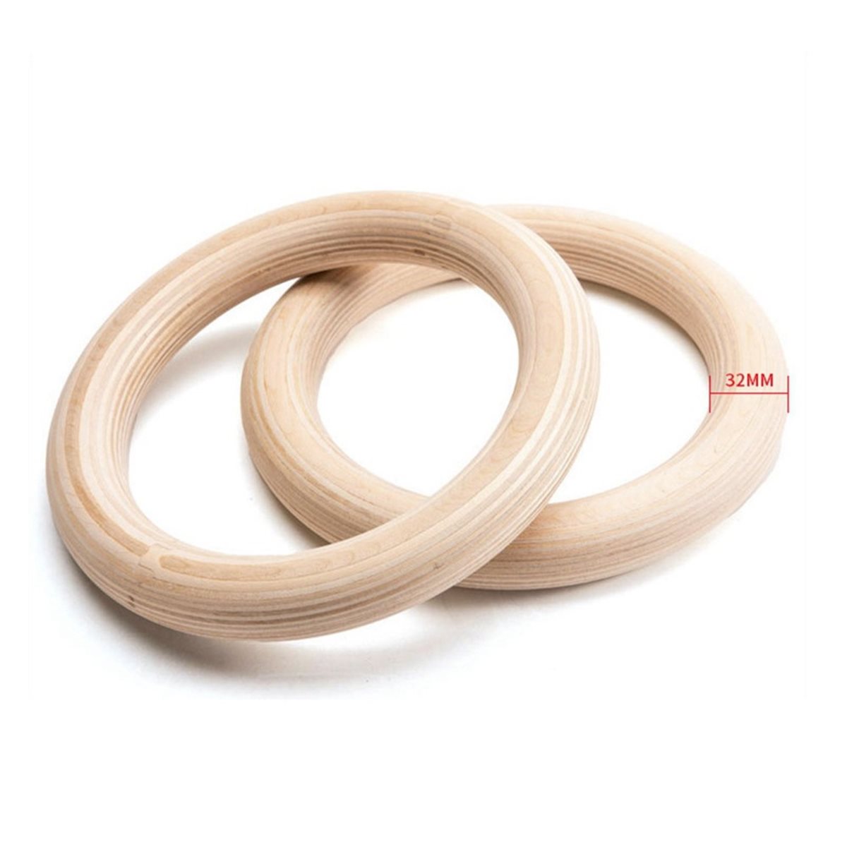 Summer sale  2Pcs Wooden Porta - огляд і ціна Gymnastic Rings Wooden