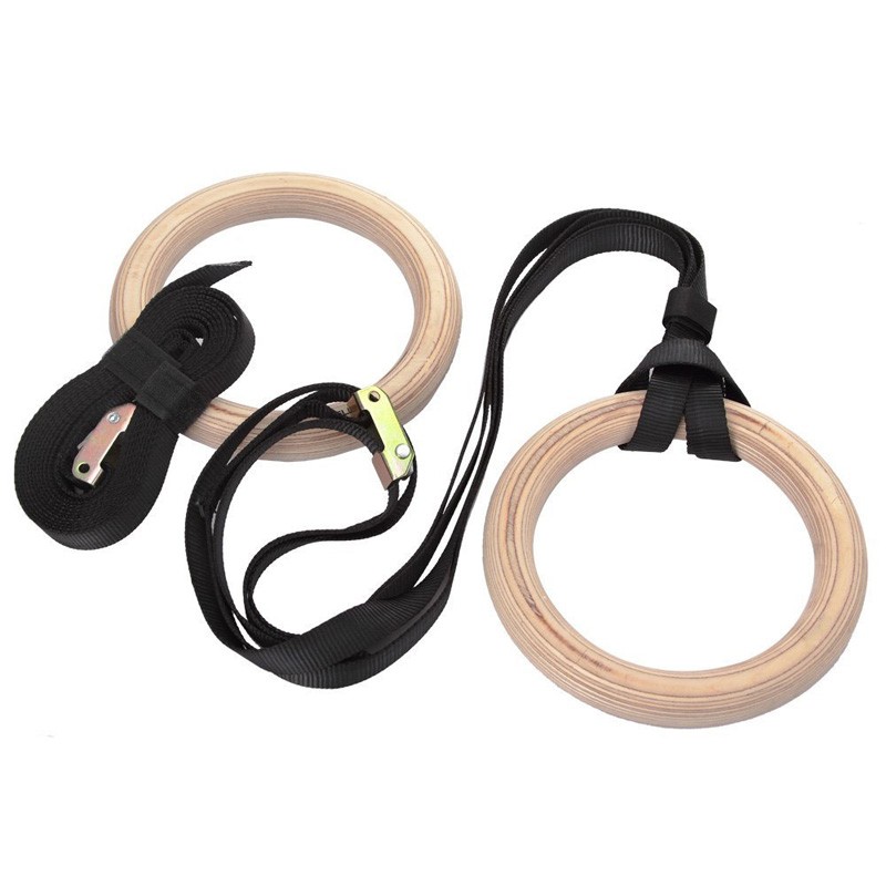 Fitness Gymnastic Rings with A - огляд і ціна Gymnastic Rings Wooden