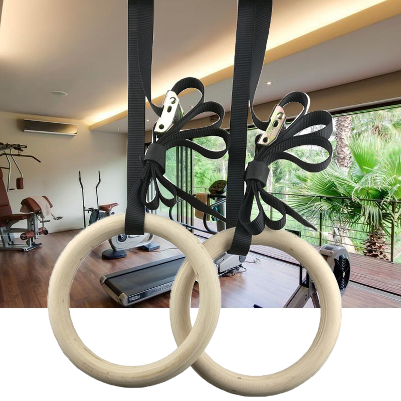 Fitness Gymnastic Rings with A - огляд і ціна Gymnastic Rings Wooden
