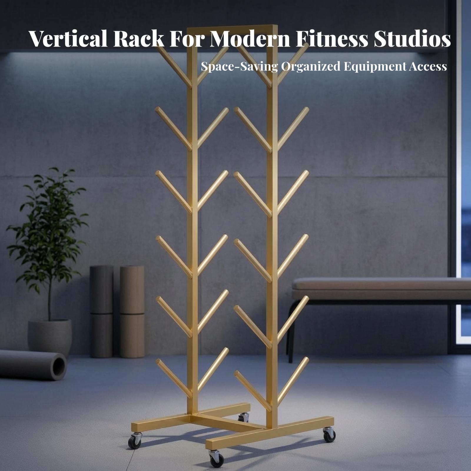 Yoga Mat Storage Rack Six Tier - огляд і ціна Home Gym Yoga Storage