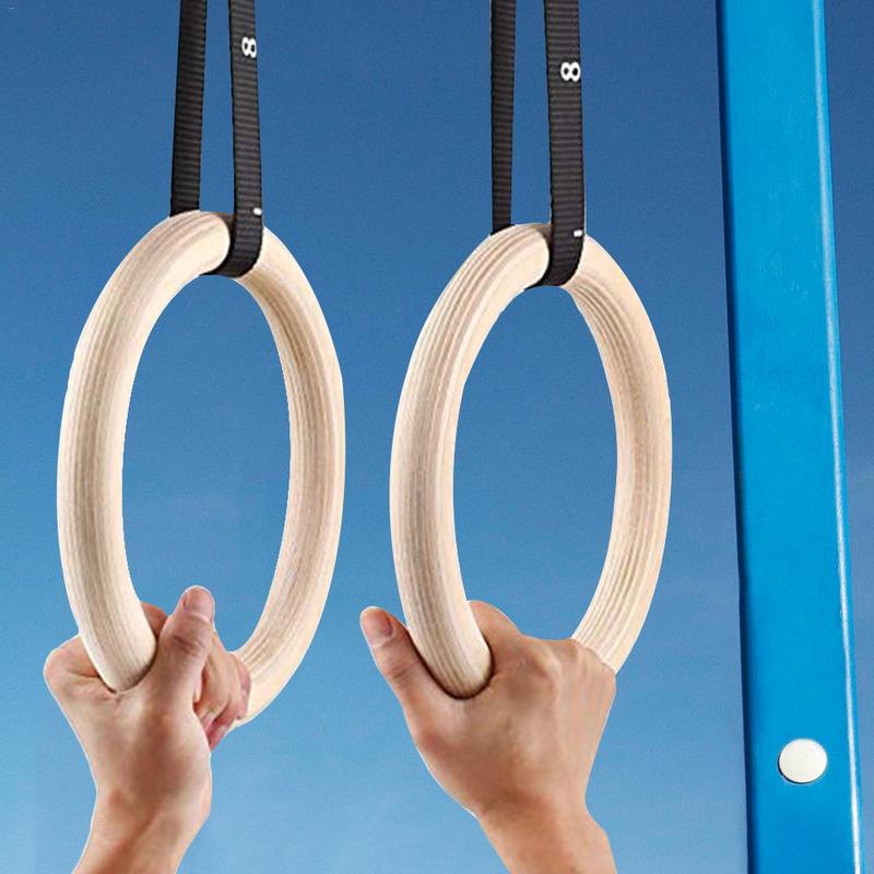 1 Piece Birch Wood Gymnastic R - огляд і ціна Gymnastic Rings Wooden