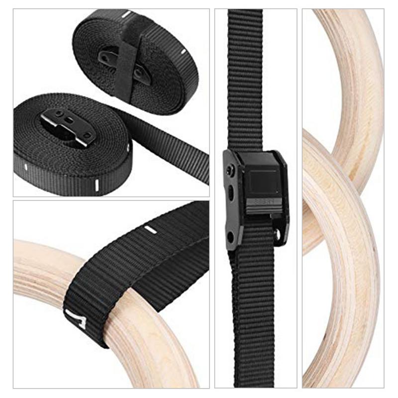 1 Piece Birch Wood Gymnastic R - огляд і ціна Gymnastic Rings Wooden