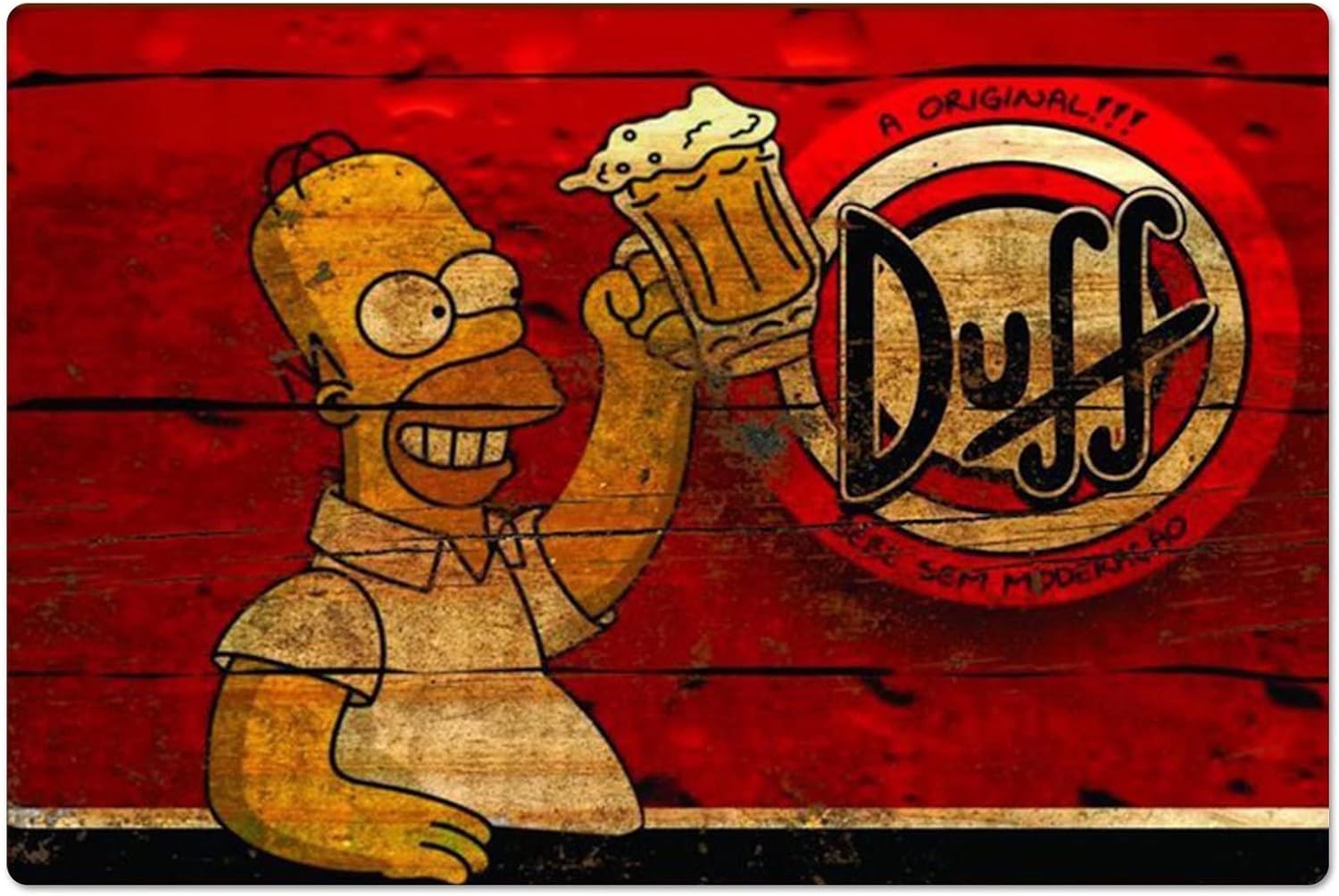 Retro Metal Poster Homer Duff  - огляд і ціна Home Gym Hack