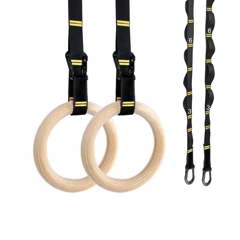28mm 32mm Pull-up Gymnastics R - огляд і ціна Gymnastic Rings Wooden