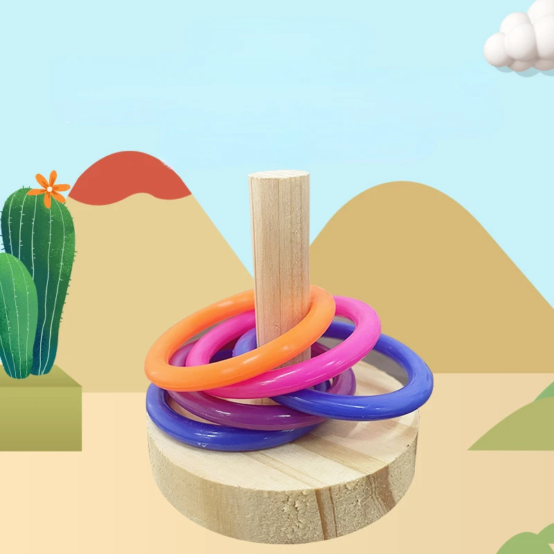 Wooden Interactive Parrot Ring - огляд і ціна Gymnastic Rings Wooden