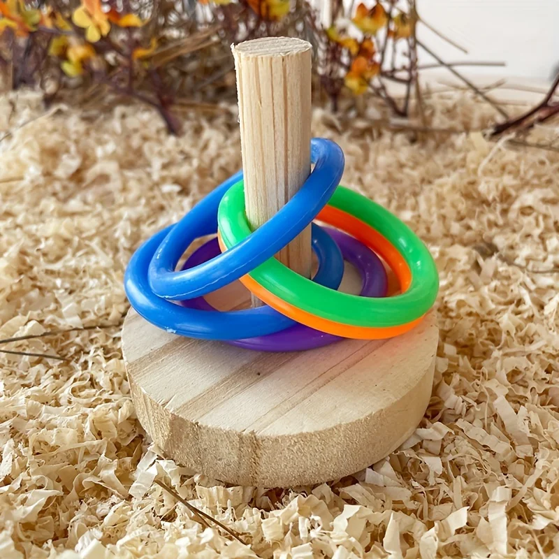 Wooden Interactive Parrot Ring - огляд і ціна Gymnastic Rings Wooden