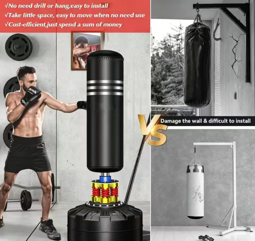 2026 High Shock Absorption Box - огляд і ціна Boxing Bag Stand